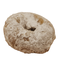 Powdered cake donut