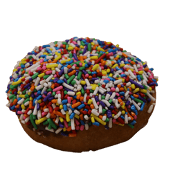 Chocolate Sprinkle Cake Donut